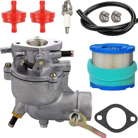 390323 Carburateur Replacemnet pour Briggs & Stratton 398170 398170 7HP 8HP 9HP moteurs horizontaux 194412 190432 190402 170401 Moteur, avec joints Air Fiter Filtre à carburant (1/5)