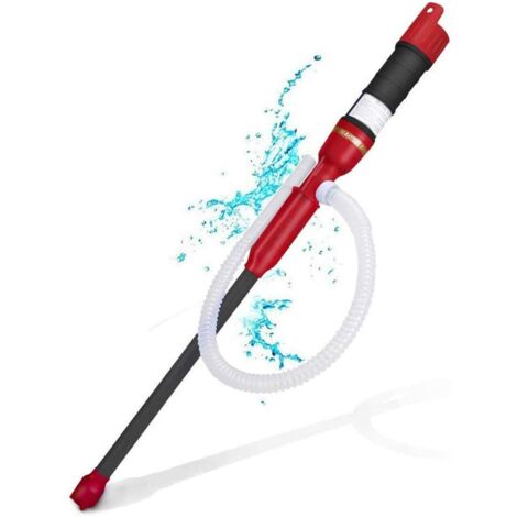 Pompe à siphon,Pompe de transfert de liquide fonctionnant sur batterie avec Tube bendable,Pompe à essence électrique - Pompe de transvasement de diesel, huile et eau (1/5)
