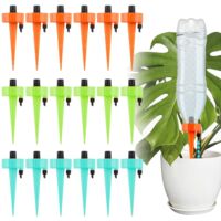 Goutte a Goutte Bouteille 18 Pcs goute a goute arrosage bouteille, Goutte a Goutte Jardin, Réglable Goute a Goute Arrosage Bouteille, d'Arrosage Arrosage Automatique Interieur Extérieur