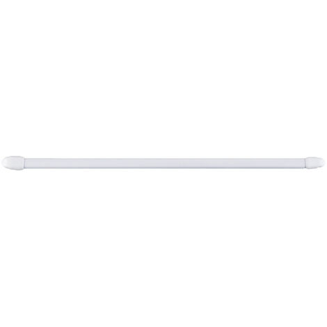 Portavisillo extensible plano blanco, ø1,1 x 80 - 145 cm, 2 uds (1/3)
