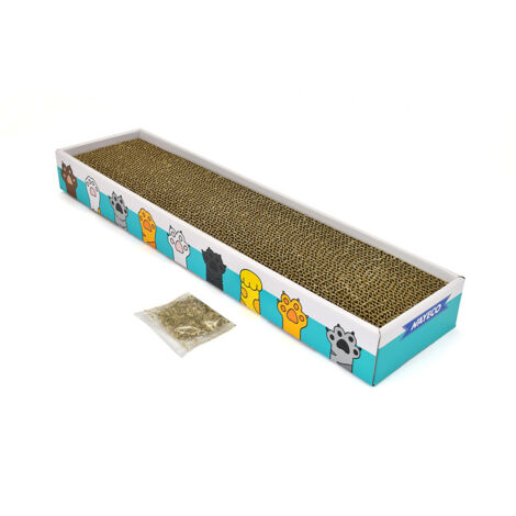 Rascador para gatos con catnip taby cat 48 x 13 x 5 cm (1/2)