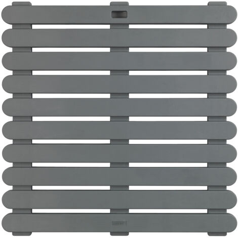 Tarima de baño in/outdoor 55x55cm gris 22947100 wenko