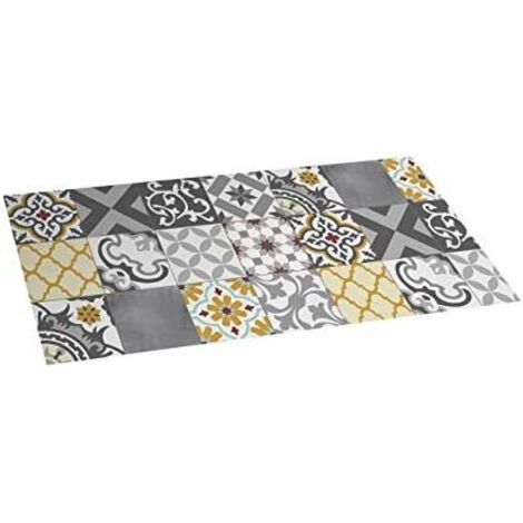 Alfombra vinílica Stor Planet Croma Patch Gris Ambar 100 % PVC (50 x 110 cm) (1/5)