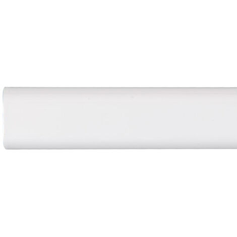 Barra armario ovalada metal blanco 200cm cintacor - storplanet (1/2)