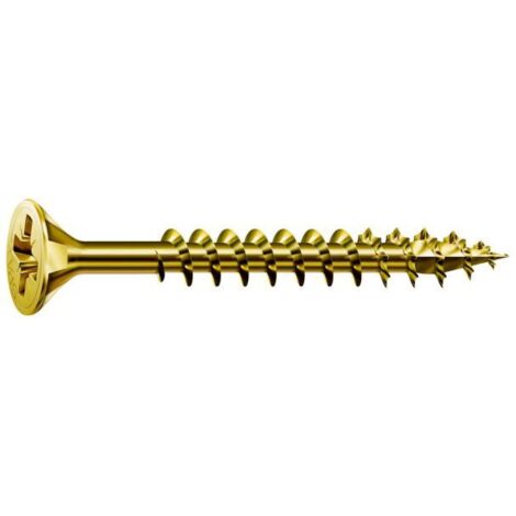 Caja 25 uds. tornillo madera spax cab. plana yellox 5,0x60mm spax (1/2)