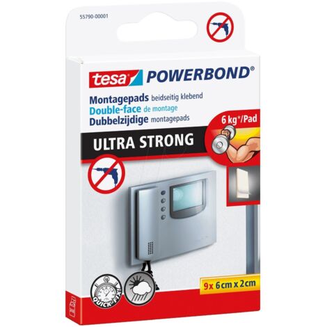 Tesa – Cinta de montaje extrafuerte 5m x 19mm – Para madera dura y teca – Resistente a la humedad – Adhesión instantánea y duradera (1/5)