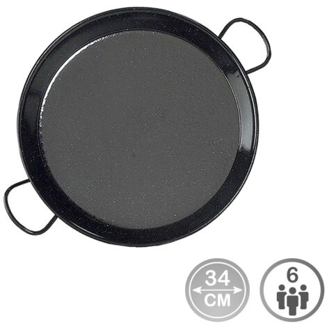 Paellera esmaltada para induccion y vitroceramica ø34 cm (6 personas) (1/3)
