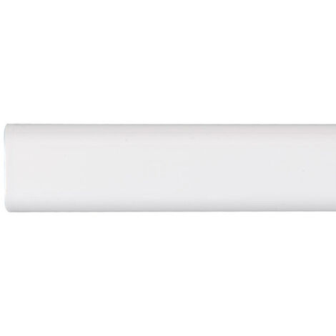 Barra armario ovalada metal blanco 100cm cintacor - storplanet (1/4)