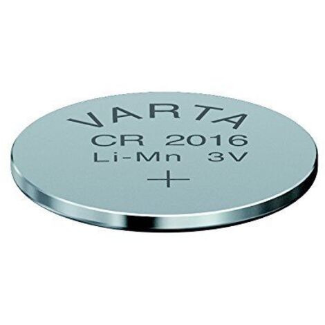 Micropila lithium cr2016 3v varta (blister 5 unid.) ø20,0x1,6mm