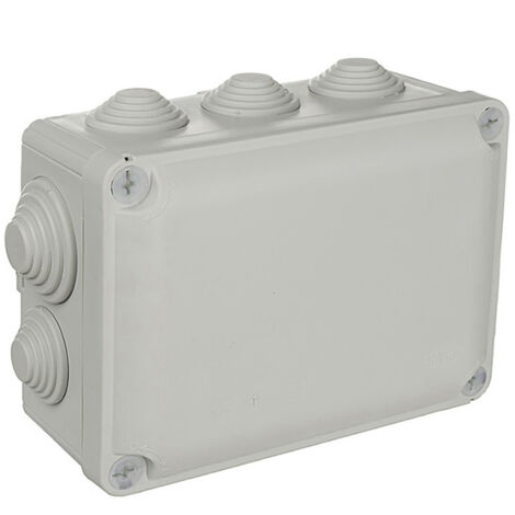 Caja rectangular estanca 153x110x65mm con tornillos solera y716 (1/2)