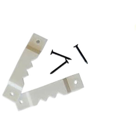 COLGADOR CUADROS RECTOS FAST&FIX (BLISTER 10