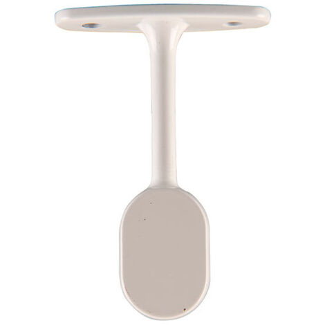 Soporte armario terminal ovalado blanco (2 uds) cintacor - storplanet (1/5)