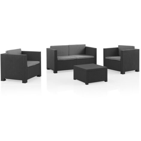 Conjunto de jardin Set Diva Confort SHAF Grafito (1/10)