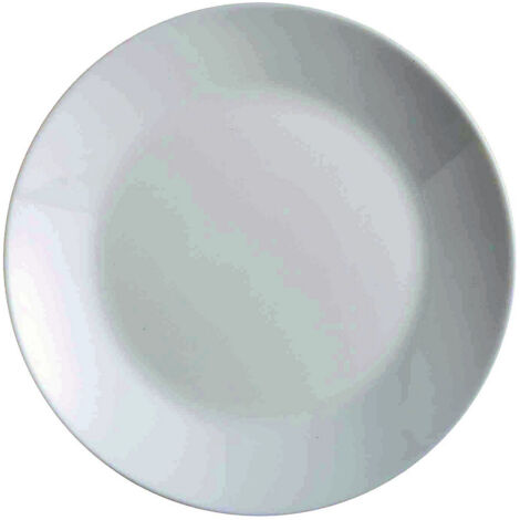 PLATO LLANO BLANCO MODELO ZELIE DE 25CM (1/3)