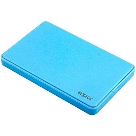 CAJA HD EXTERNA APPROX APPHDD300B USB 3.0 PARA DISCOS DE 2.5 SATA DE 9.5mm COLOR LIGHT BLUE (1/3)
