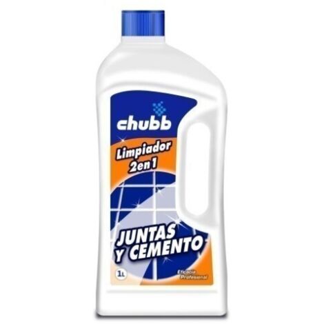 Limpiador de juntas para cemento 1000ml – Fórmula avanzada para juntas de cerámica y hormigón – Aplicación fácil y rápida – Chubb (1/3)