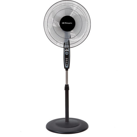 Orbegozo ventilador de pie SF 0148, 3 velocidades, cabezal oscilante multiorientable, altura regulable, 40 cm diámetro, 50 W