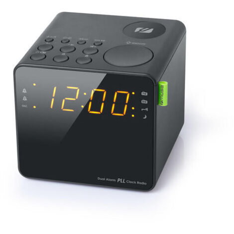 MUSE M-187 CR BLACK / RADIO DESPERTADOR (1/3)