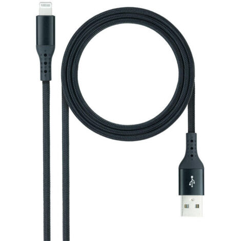 Accesorio NANOCABLE 10.10.0401-COBK 1 m Negro (1 unidad) (1/4)