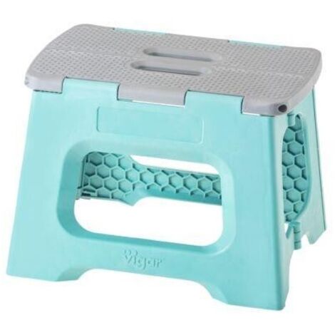 TABURETE 23CM COMPACT PLEGABLE TURQUESA (1/5)