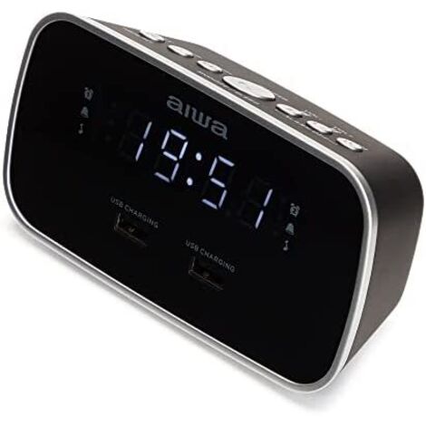 Radio Despertador Aiwa CRU19BK Negro (1/5)