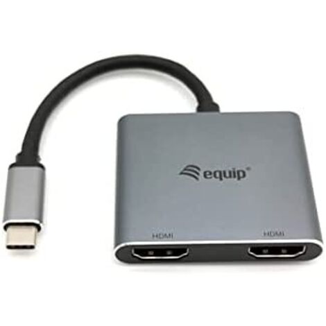 Adaptador Usb-c Equip 133464 A 2xhdmi (0.15cm) 4k (1/5)