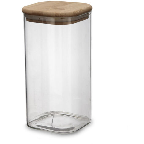 Bote Quid Cocco Transparente Vidrio Silicona 1,4 L (1/2)