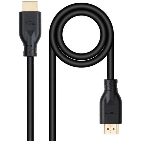 Cable HDMI 2.0 CCS Nanocable 10.15.3907/ HDMI Macho - HDMI Macho/ 7m/ Negro (1/4)