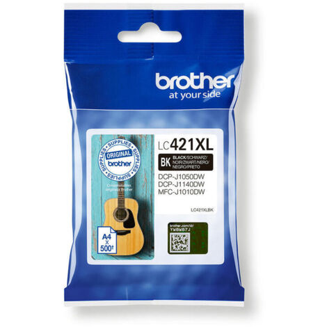 Cartucho de Tinta Original Brother LC-421XLBK Negro (1/4)