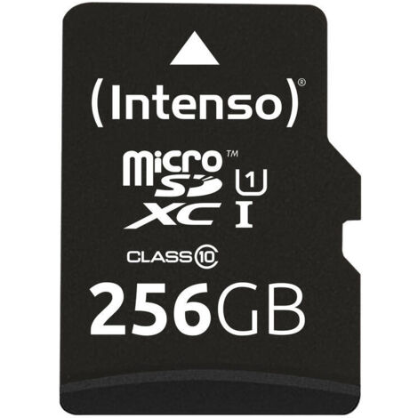 Intenso microSDXC Cards 256GB Class 10 UHS-I Premium (1/4)