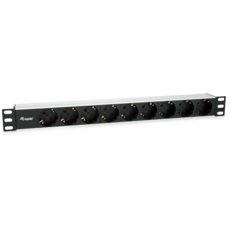 Equip Regua Tomadas 19 9xschuko 16a 3500w Preto (1/2)