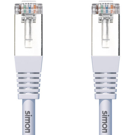 CABLE ETHERNET RJ45 CAT6 BLANCO 3M (1/4)