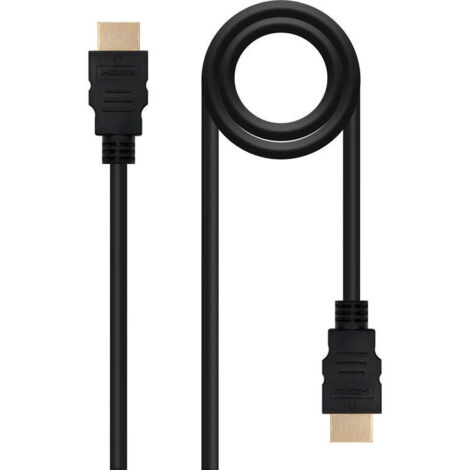 Cable HDMI NANOCABLE HDMI, 5m 5 m v1.4 Negro 5 m (1/3)