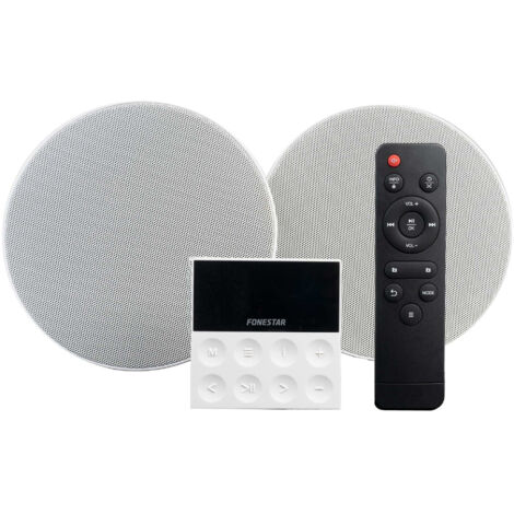 ALTAVOCES FONESTAR KS-WALL AMPLI DE PARED 2 ALTAVOCES BLUETOOTH USB FM AUX