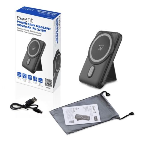 EWENT POWERBANK 10000mAh MagSafe PD 22,5W (1/2)