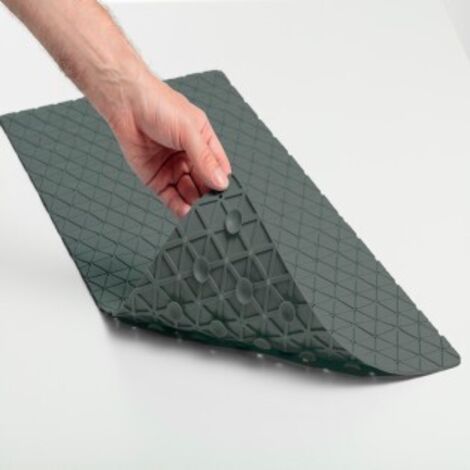 ALFOMBRA BAÑO 72X36CM NEGRO