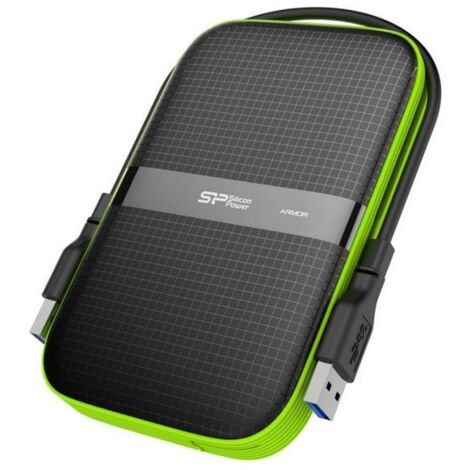Disco Duro Externo Silicon Power A60 2.5 USB 3.0 1 TB Anti-shock Waterproof Negro (1/5)