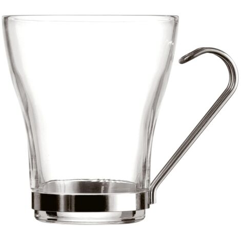 Taza de café y té Quid Supreme Transparente 250 ml 3 Piezas (1/4)