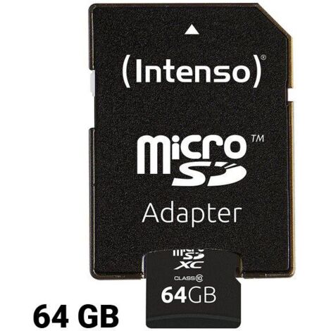 Tarjeta de Memoria Micro SD con Adaptador INTENSO 3413490 64 GB 64 GB (1/5)