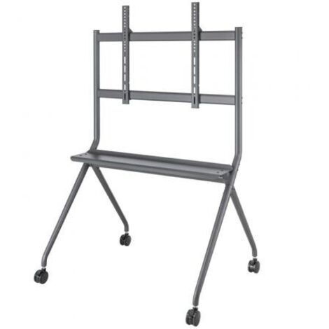 Soporte de Pie con Ruedas Aisens FT86FE-143 para TV o Pantalla Interactiva 50-86/ hasta 120kg (1/2)