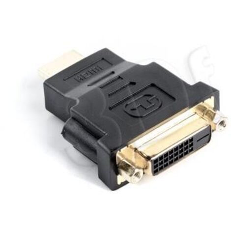 AD-0014-BK cambiador de género para cable HDMI DVI-D (F) (24 + 5) Negro (1/2)