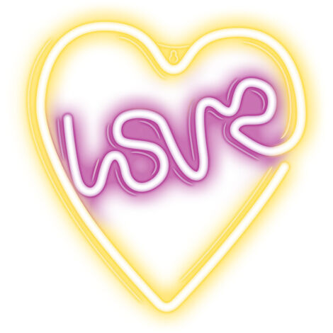 Lampara forever neon led love heart (1/5)