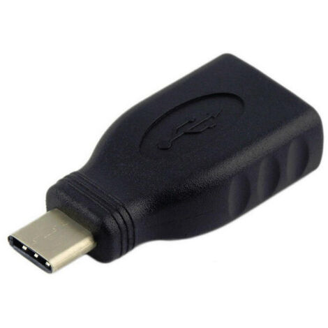 Adaptador USB 3.1 Tipo-C Aisens A108-0323/ USB Tipo-C Macho - USB Hembra (1/2)