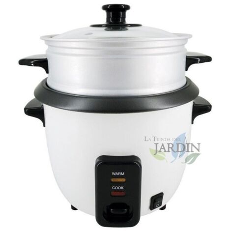 Arrocera Eléctrica 700W 1,8 Litros, 7-8 Raciones - Potente y Rápida, Perfecta para Grandes Comidas
