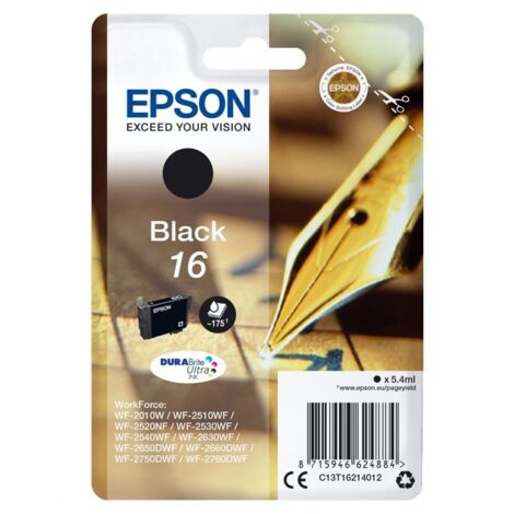 Cartucho tinta epson t162140 negro wf - 2010 (1/2)