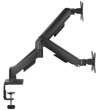 AISENS - SOPORTE DE MESA ECO CONTRAPESO GIRATORIO E INCLINABLE PARA MONITOR/TV 9KG (3 PIVOTES, 2 BRAZOS) DE 17-32, NEGRO (1/2)