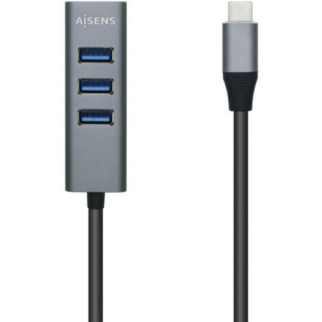 Hub USB Aisens A109-0508 Gris (1 unidad) (1/3)