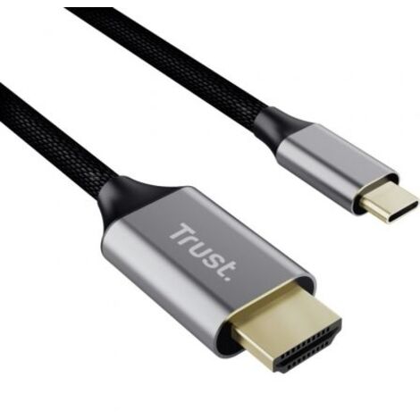 CABLE USB-C A HDMI TRUST CALYX TRENZADO 2m 4K (1/2)