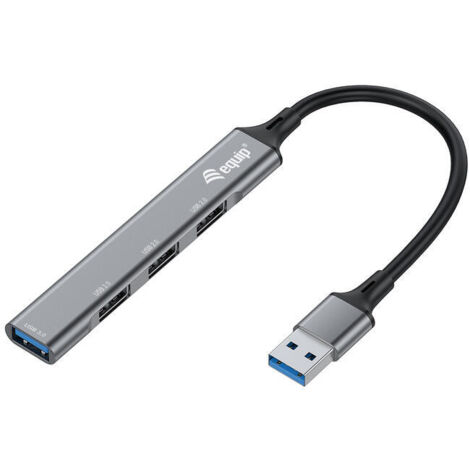 Hub USB 4 Puertos Equip 12896007101 Aluminio (1/4)