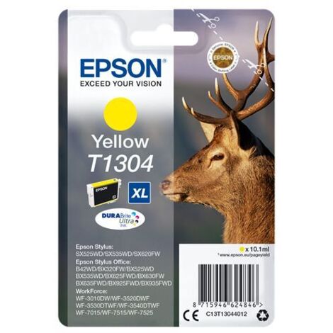Cartucho de Tinta Original Epson T1304 XL Alta Capacidad/ Amarillo (1/2)
